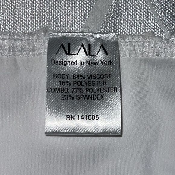 NWT ALALA Terry Short in White Large Revolve - Picture 12 of 14